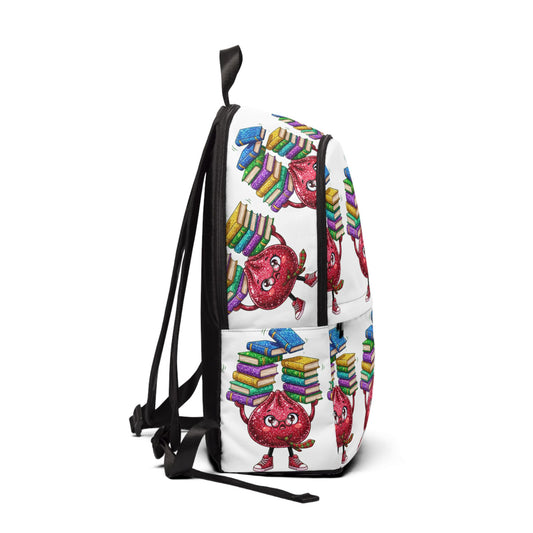 Backpack — Cute Pomegranate Character Carrying Books | Student School Bag - Kawaii