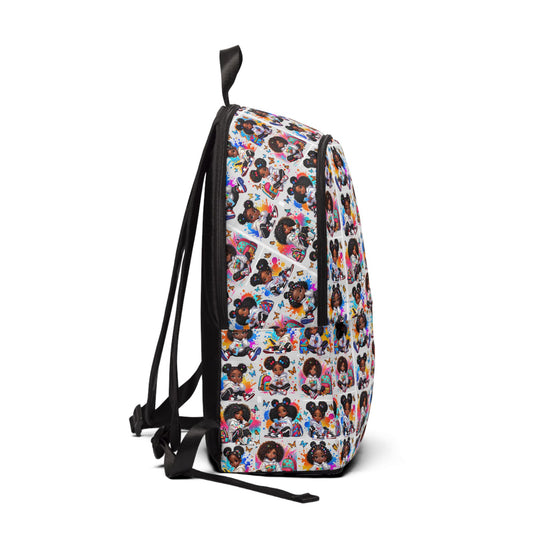 Little Girl Unisex Fabric Backpack