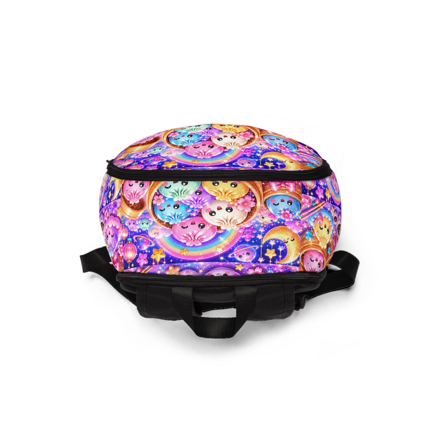 Kawaii Candy Critters Backpack — Colorful Cute Animal Print School Bag