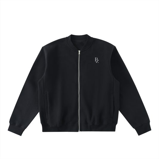 BZ Essential 350 GSM Fleece Varsity Jacket | Unisex Zip-Up
