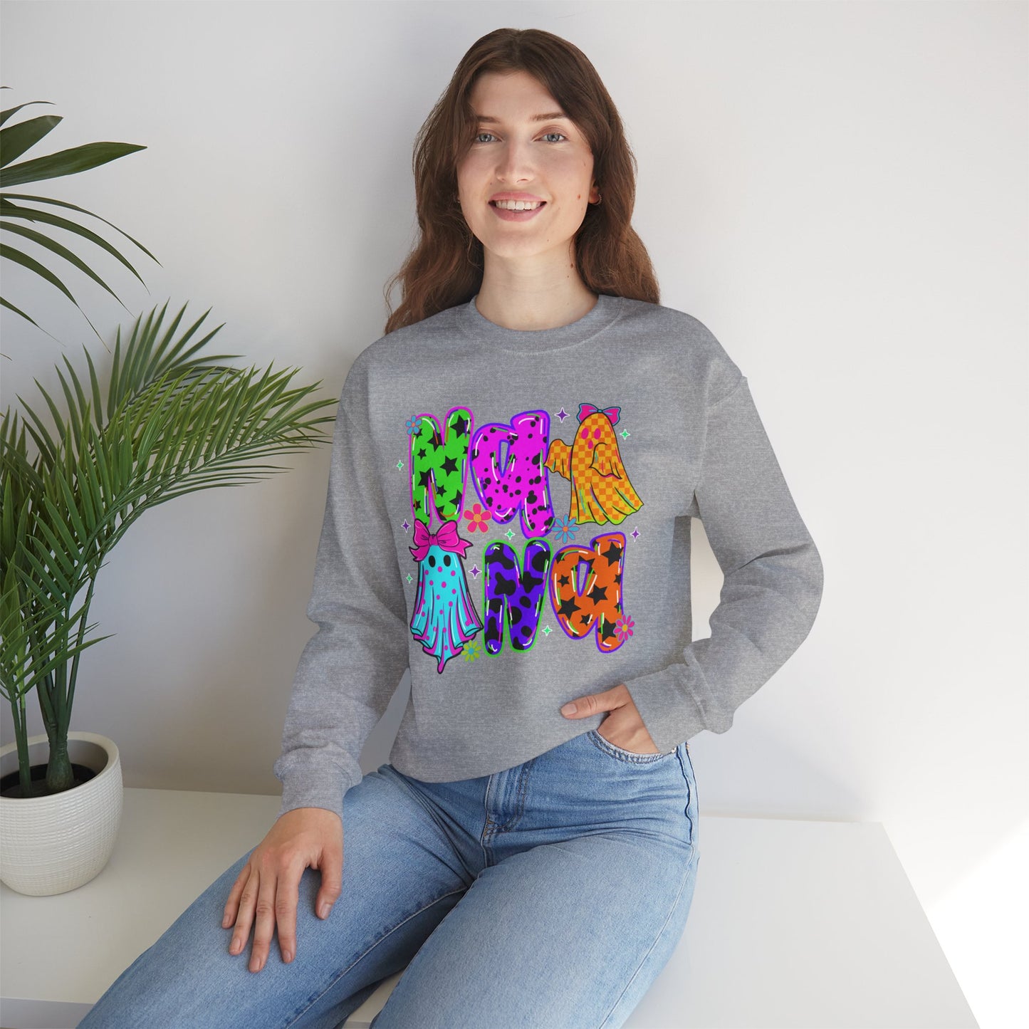 Nana Sweatshirt - Nana Halloween Sweater - Halloween Sweater - Fall Sweater - Ghost Sweater - Sweater Weather