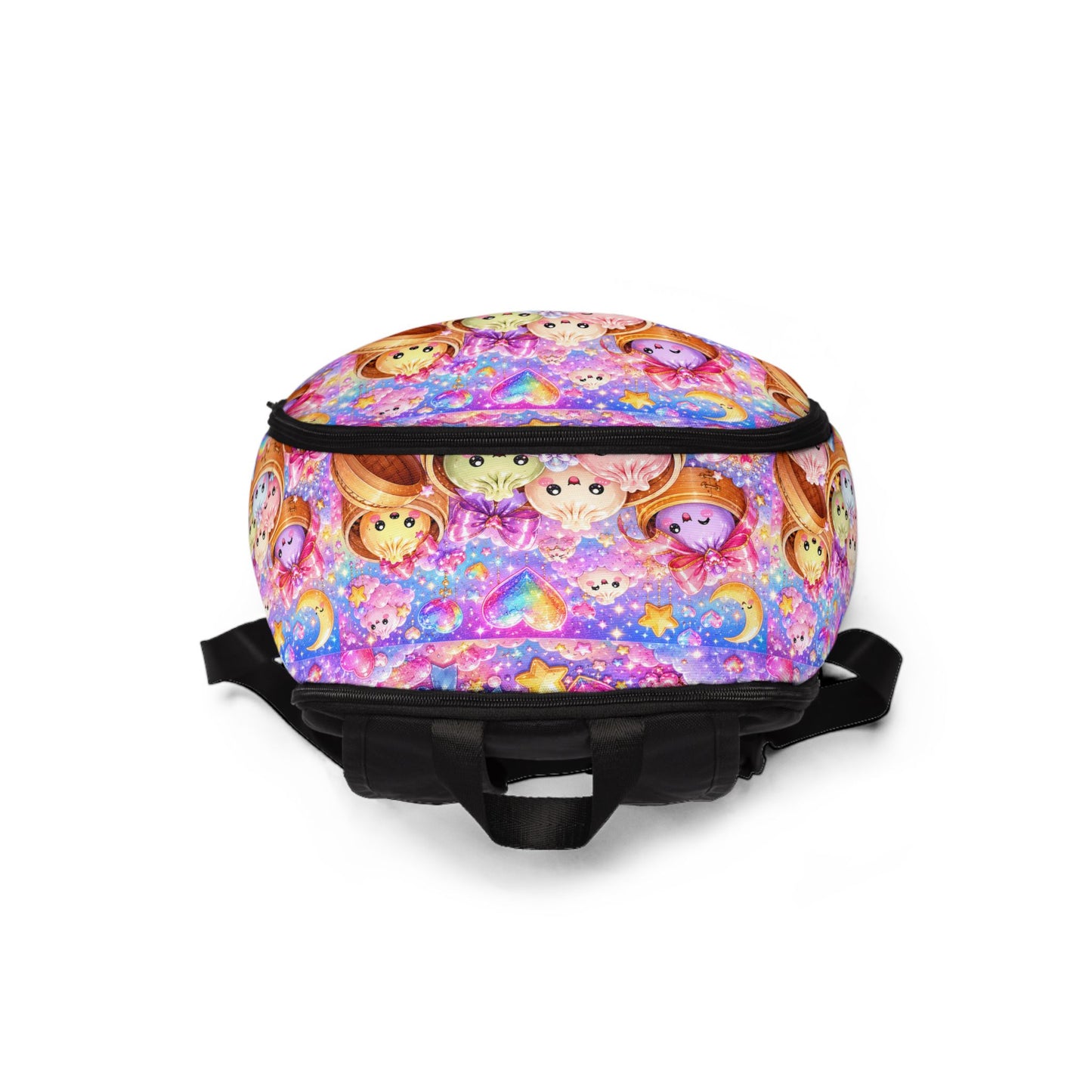Kawaii Bubble Tea Plushies Backpack — Cute Pastel Cartoon School Bag