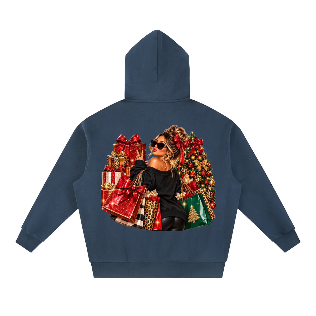 Essential Oversized Boxy Fit Fleece Hoodie