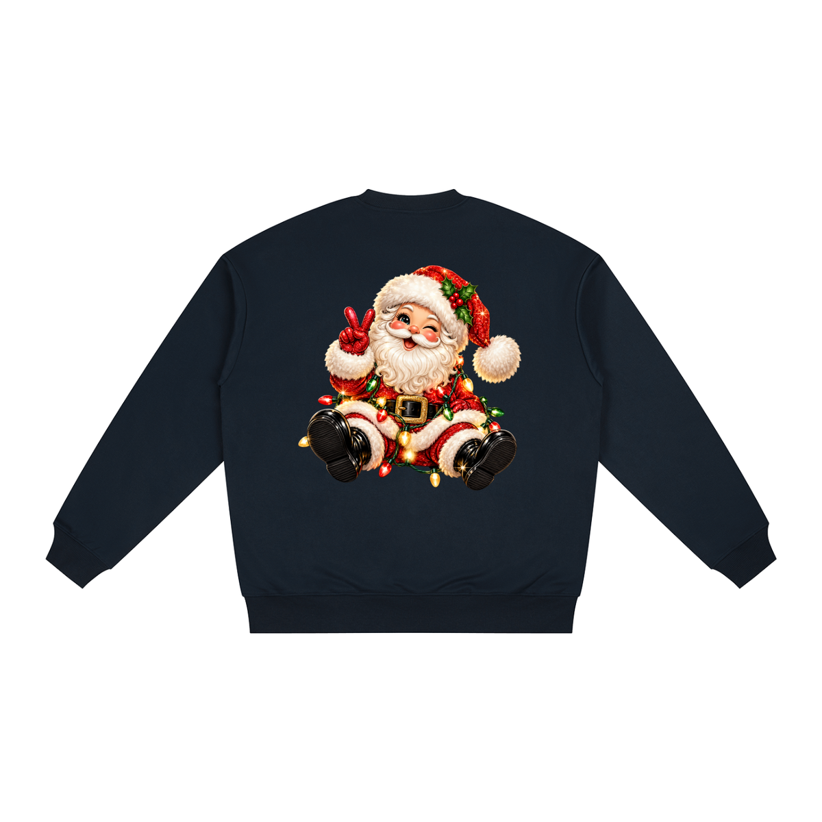 Oversized Drop Shoulder Crewneck Sweatshirt