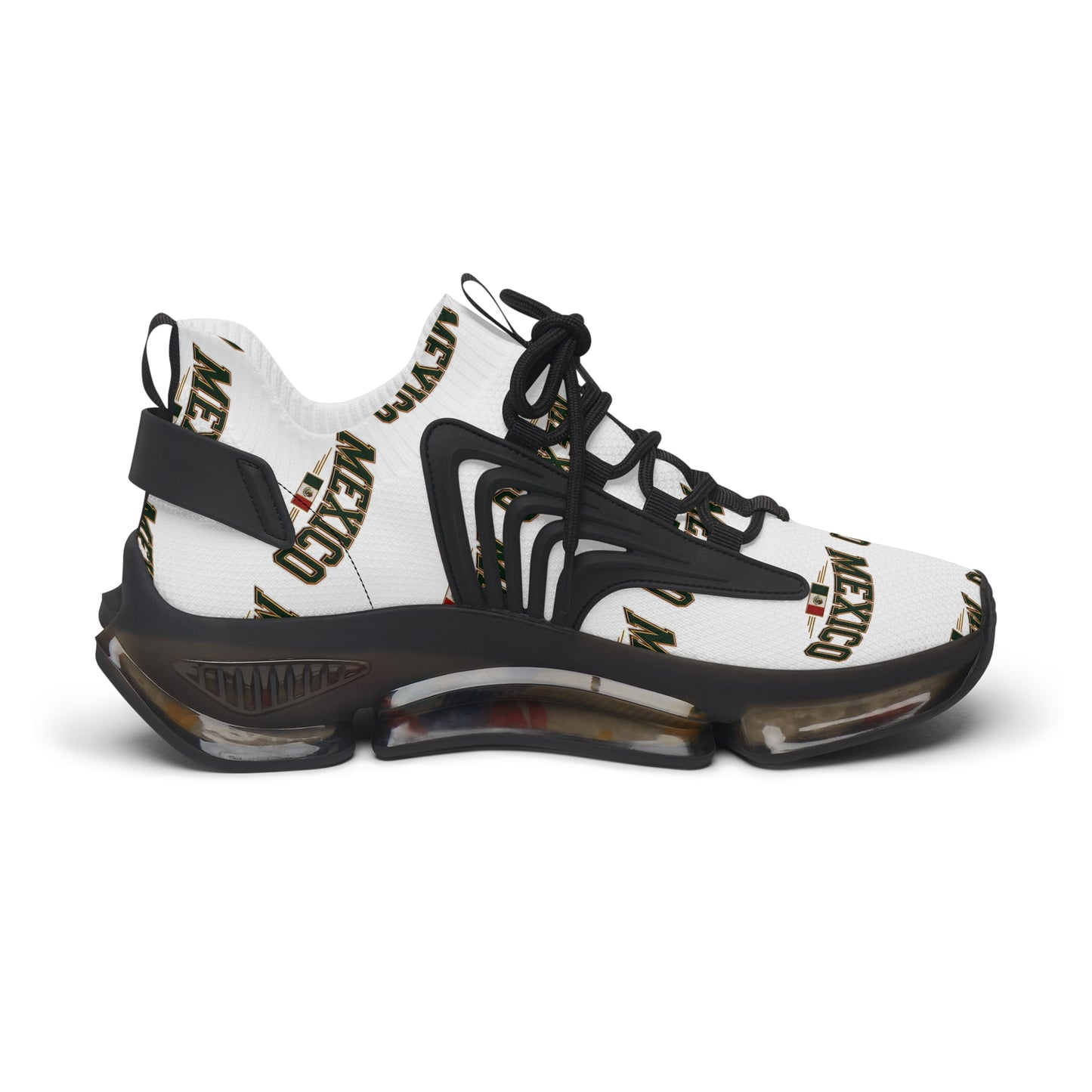 Mexico Printed Mesh Sneakers — Women's Athletic Casual Shoes