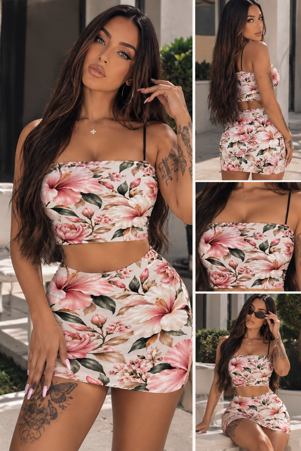 Women’s Crop Top & Mini Skirt Set | Bezi After Hours Set