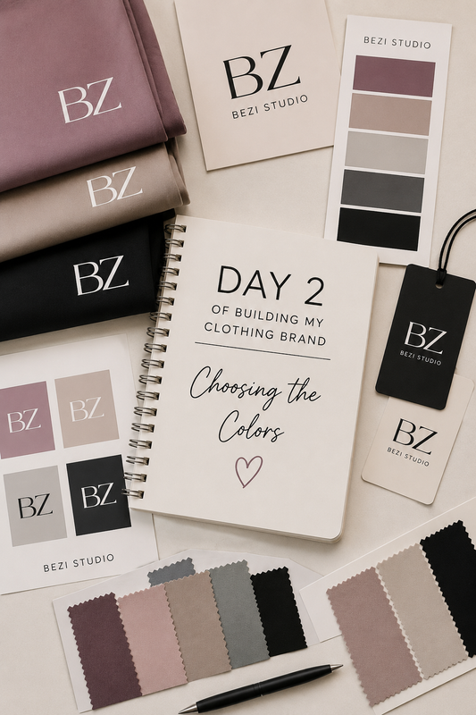 Day 2: Choosing Colors for My Clothing Brand | Bezi