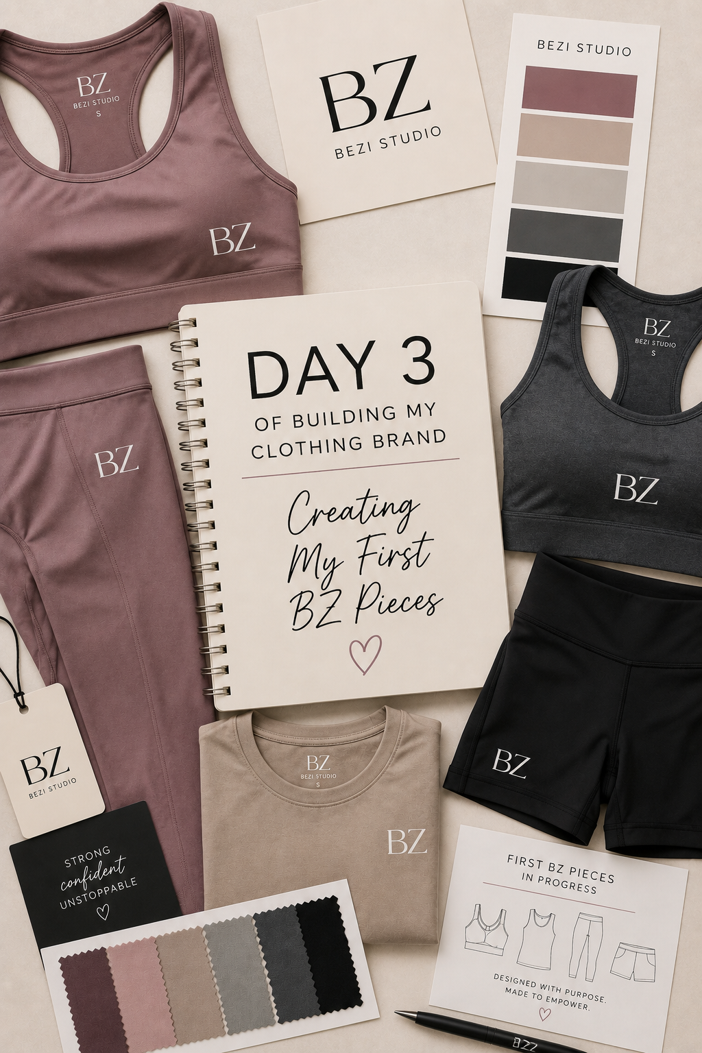 Day 3: Creating My First BZ Activewear Pieces | Bezi