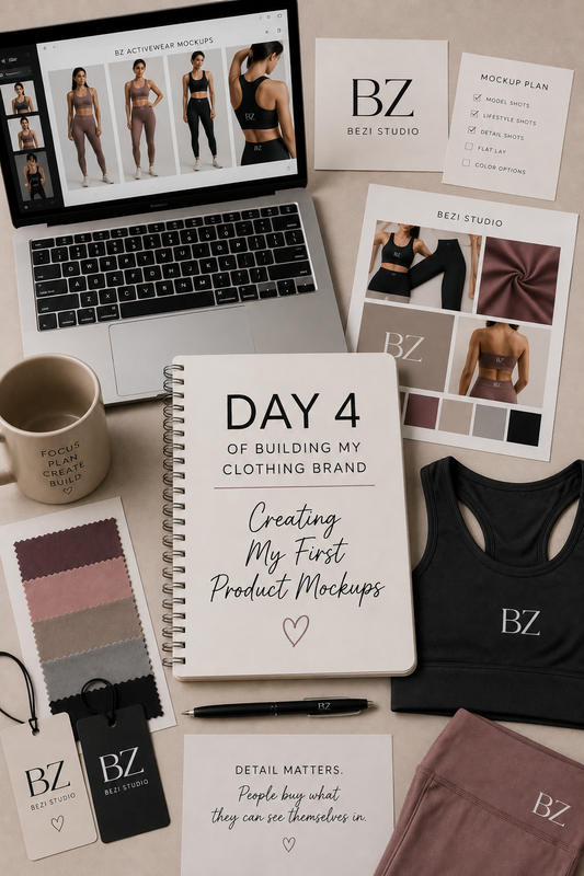 Day 4: Creating Product Mockups for My Clothing Brand | Bezi