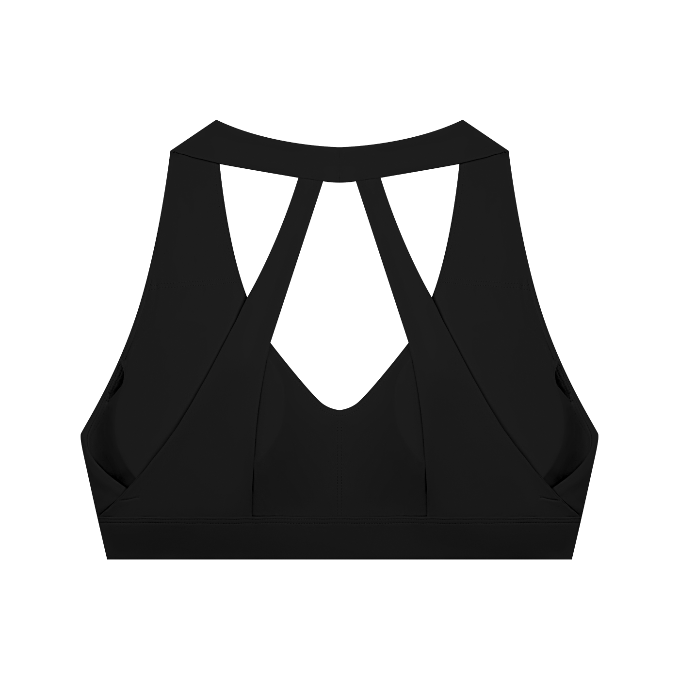 Women’s Halter Cropped Sports Bra – Fitted Yoga & Workout Top