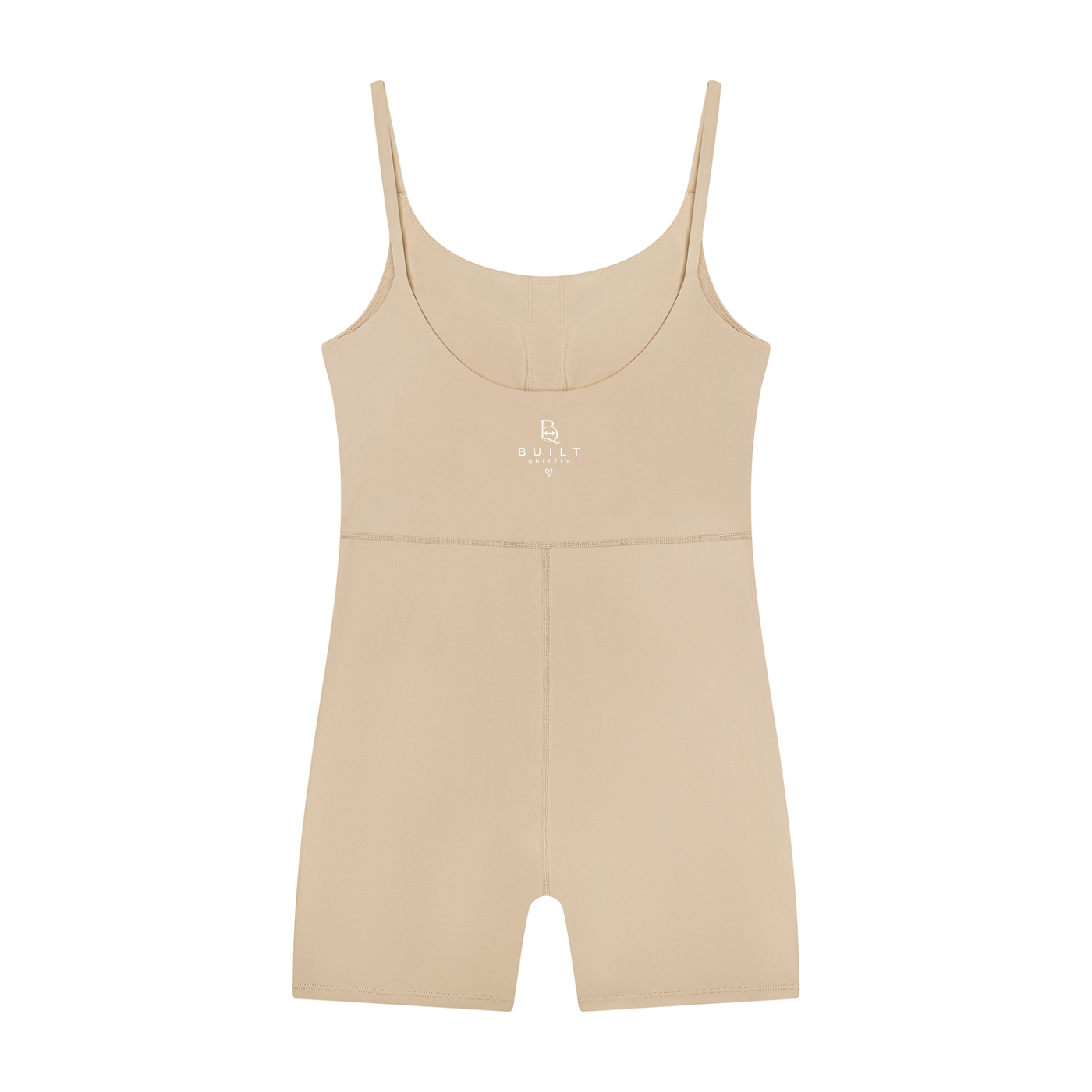 Women’s U-Neck Sculpting Workout Romper – Yoga & Gym One-Piece