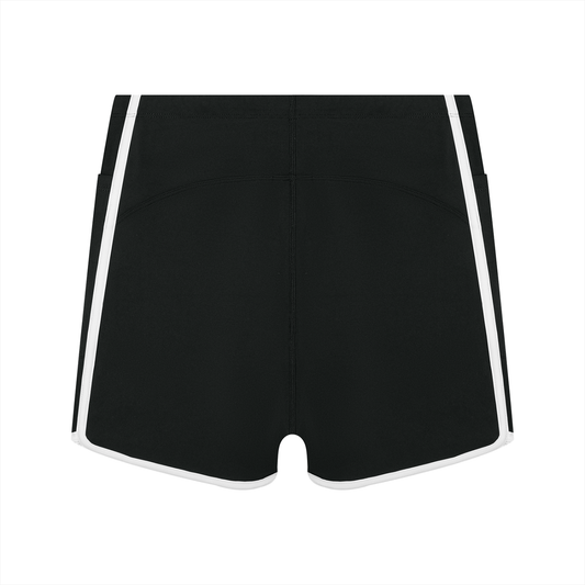 Women’s High-Waisted Color Block Yoga Shorts – Sculpting Workout Shorts