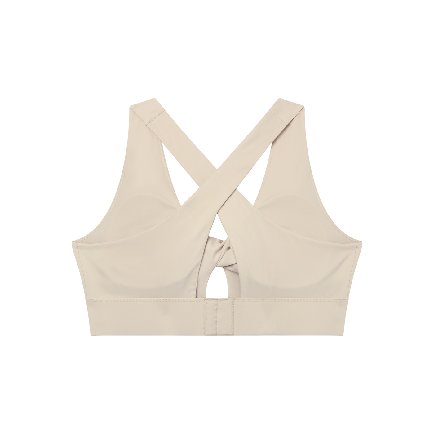 Women’s Twist Front V-Neck Sports Bra – Flattering Workout Crop Top