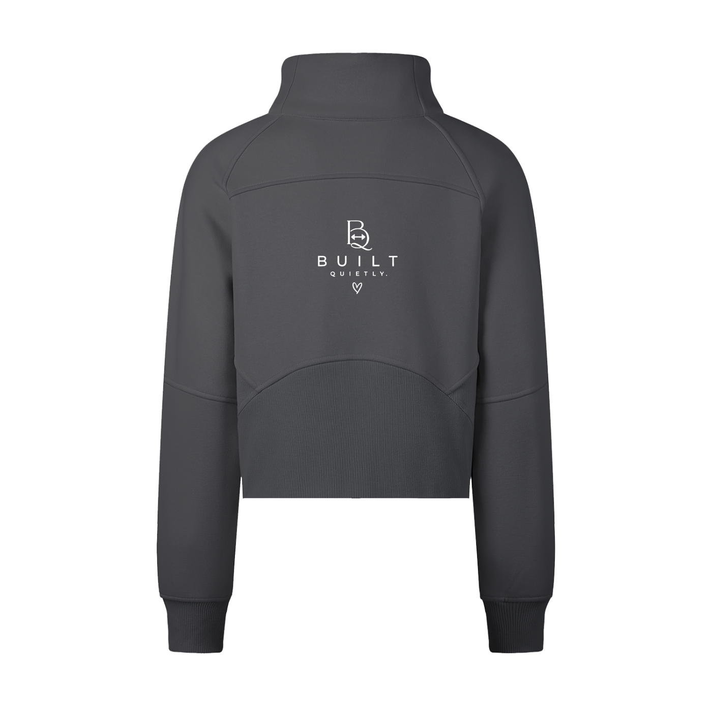 Women’s Cropped Half-Zip Sweatshirt – Cozy Gym & Athleisure Pullover
