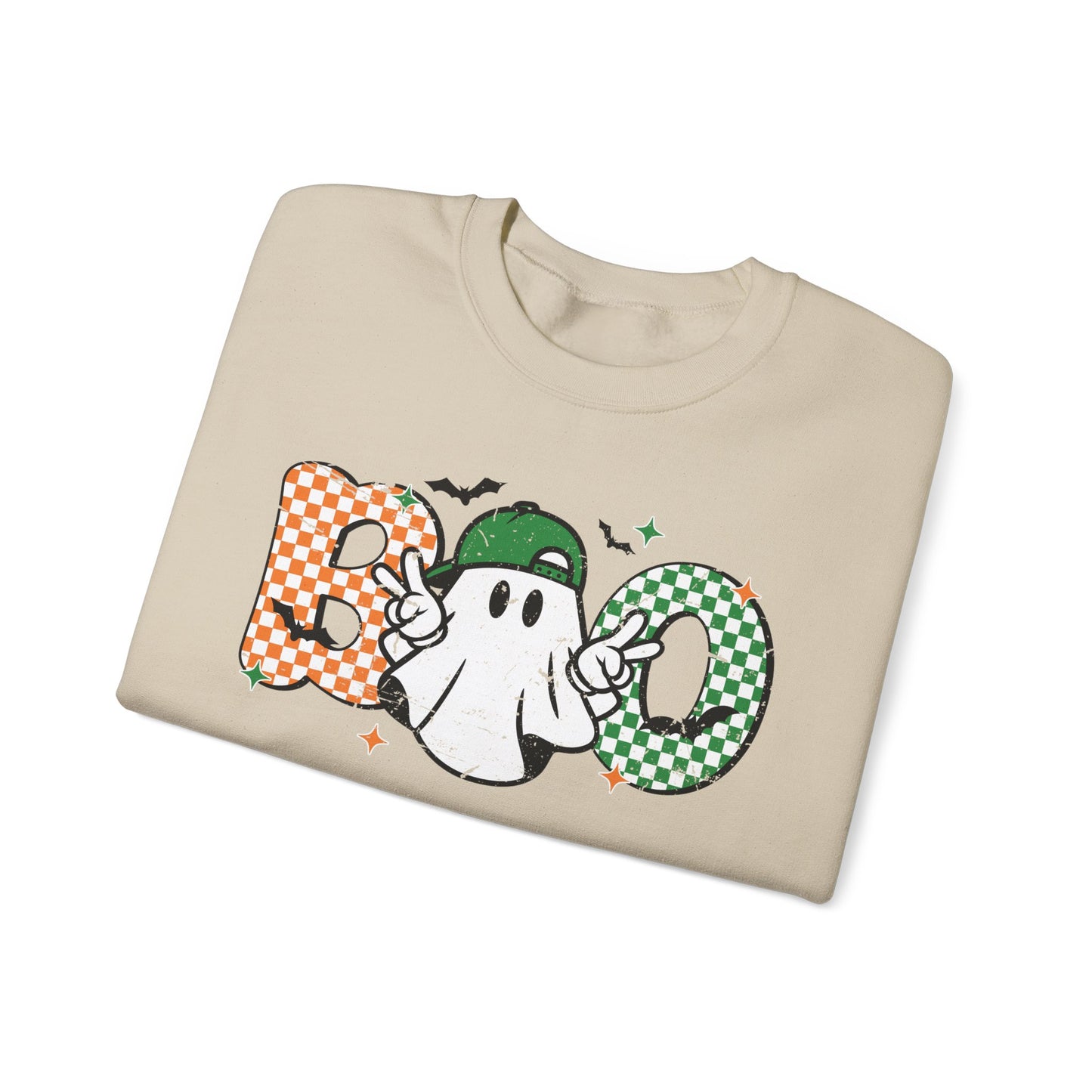 Halloween Boo Ghost Sweatshirt- Boo Sweatshirt  - Halloween Sweatshirt - Fall Sweater - Halloween shirt for gifts