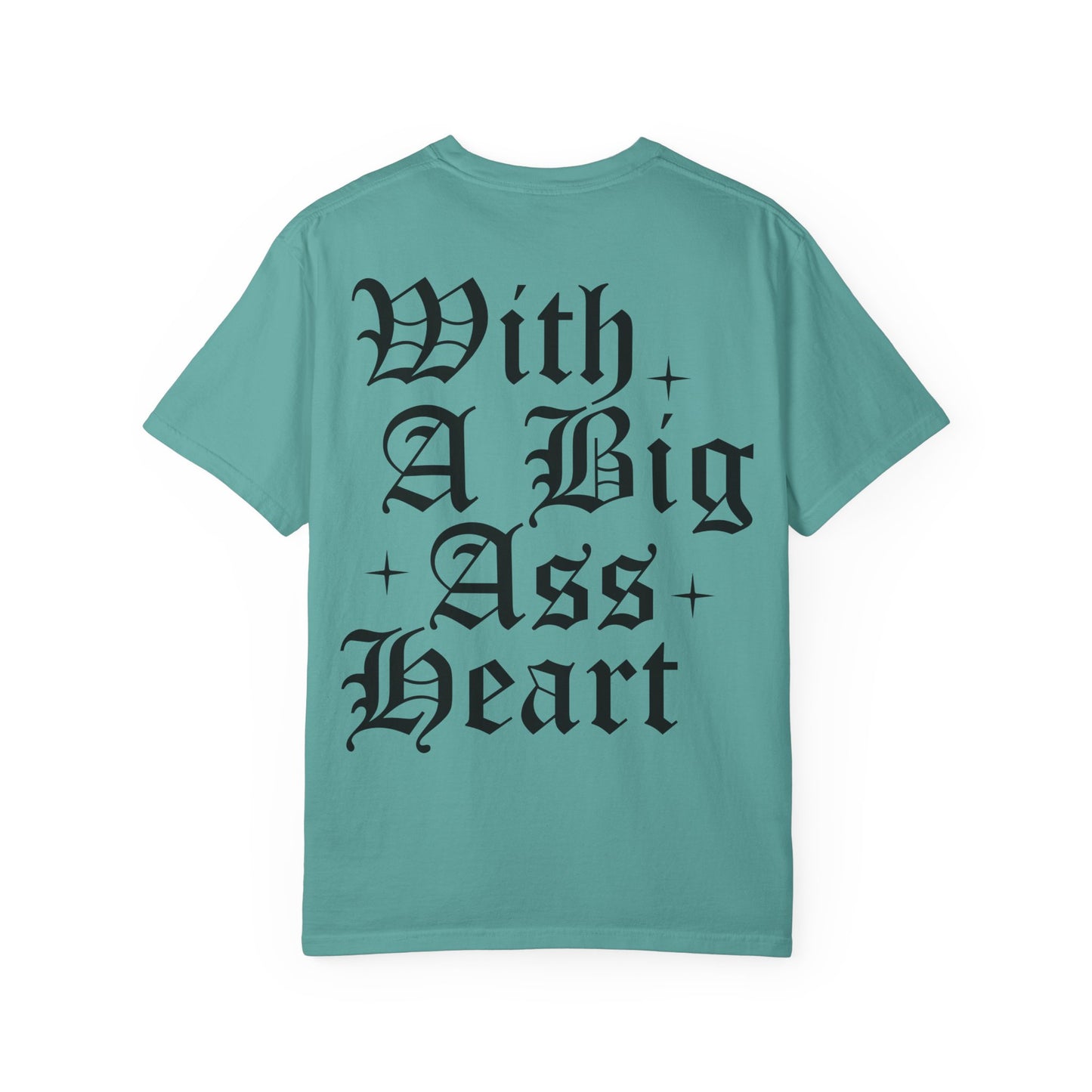 Chicana Bonita Tee — “With A Big Ass Heart” Graphic T‑Shirt