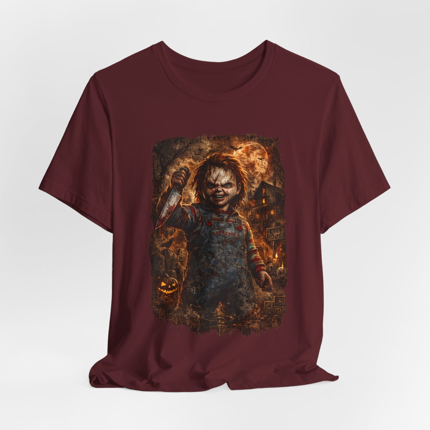 Chucky Horror Movie T-Shirt — Vintage Pumpkin Patch Halloween Tee