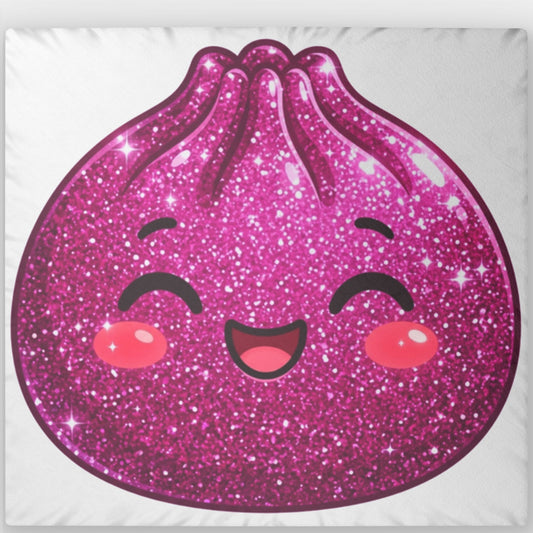 Kawaii Glitter Dumpling Pillow