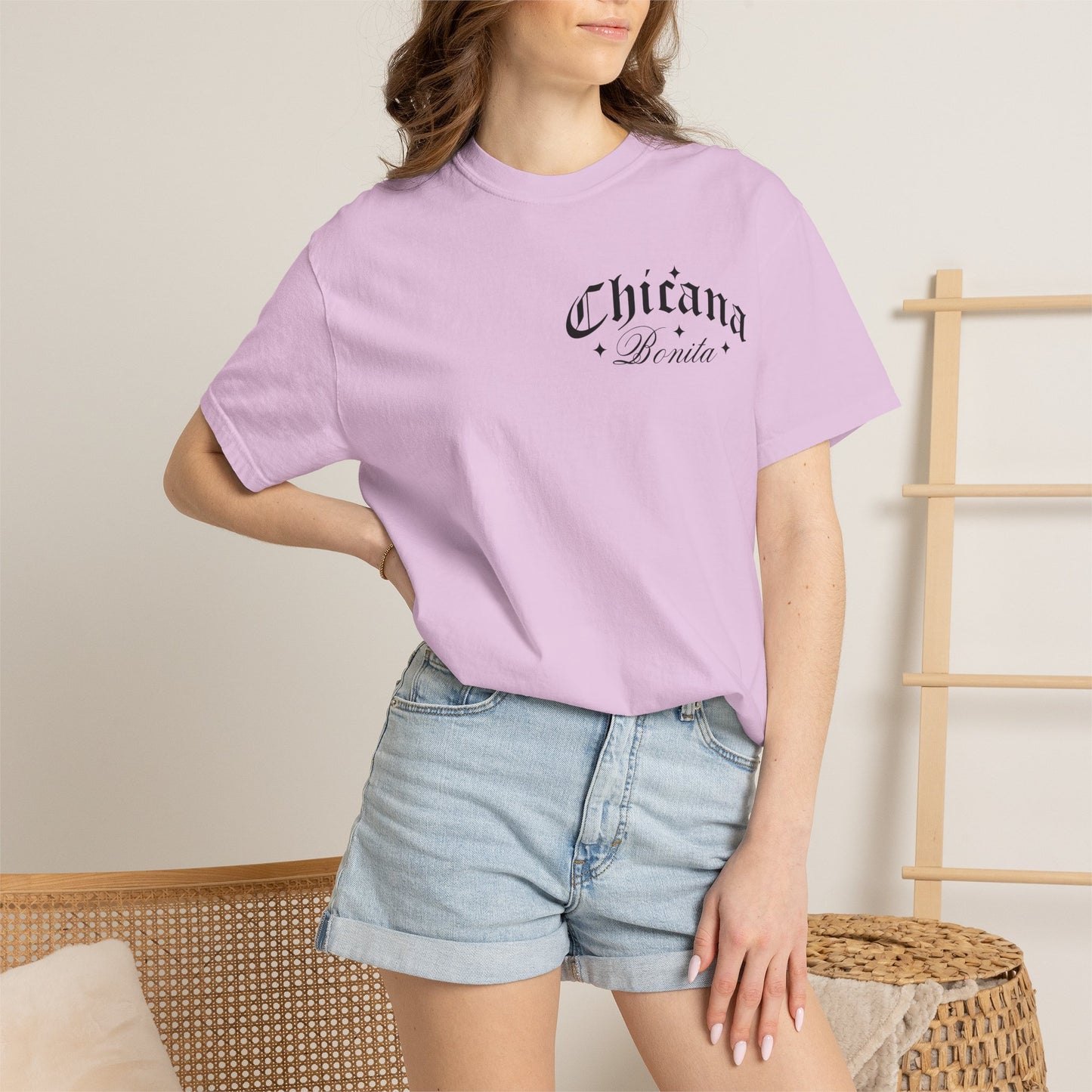 Chicana Bonita Tee — “With A Big Ass Heart” Graphic T‑Shirt