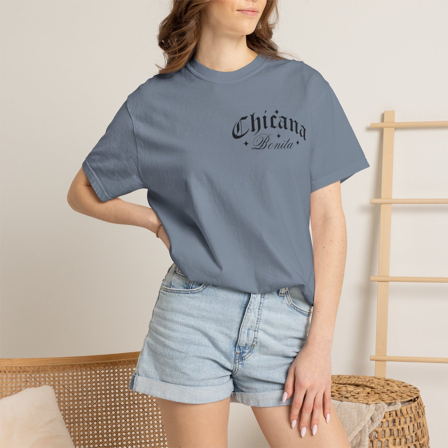 Chicana Bonita Tee — “With A Big Ass Heart” Graphic T‑Shirt