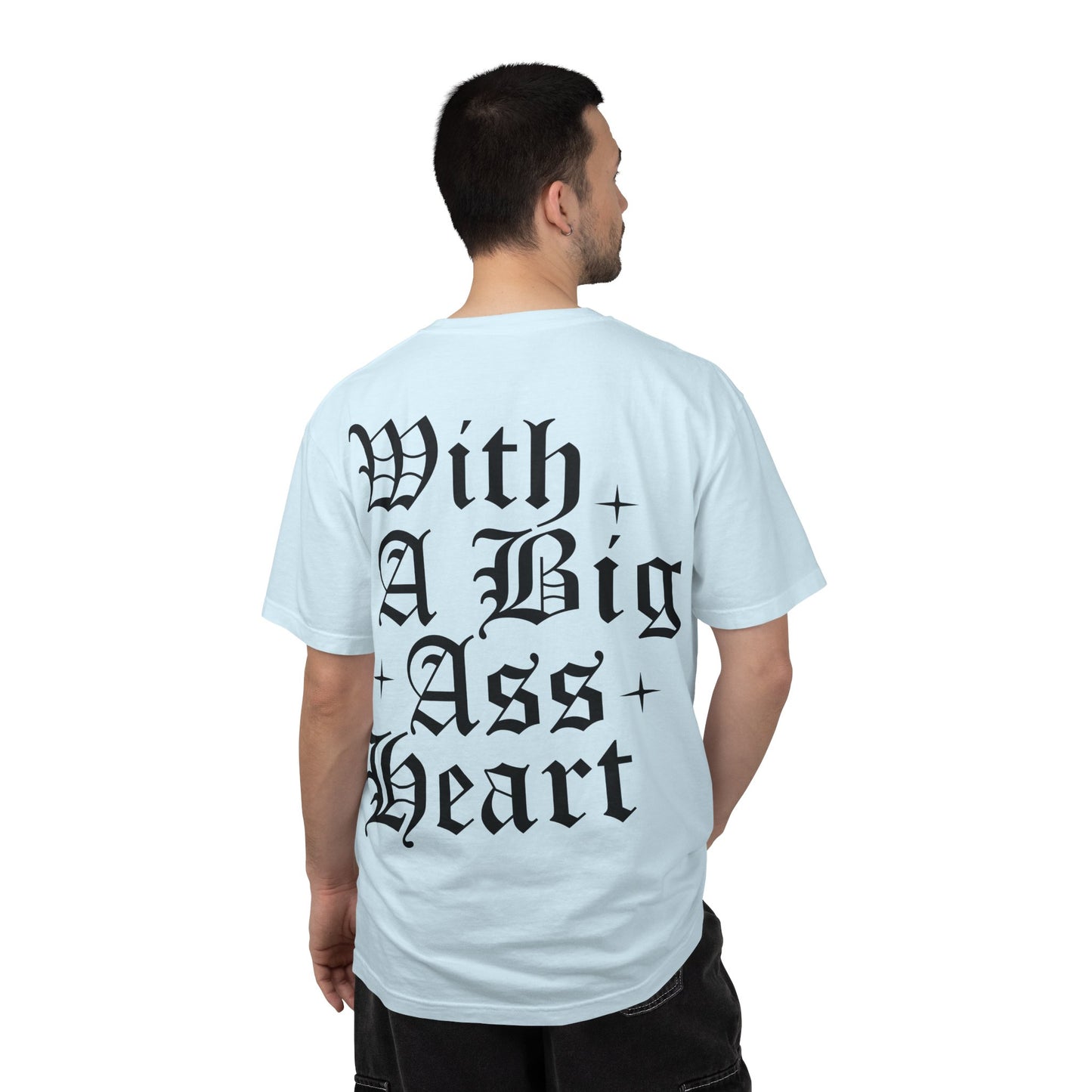 Chicana Bonita Tee — “With A Big Ass Heart” Graphic T‑Shirt