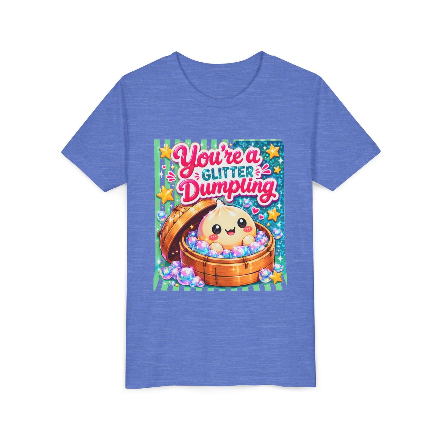 Youth Tee – “You’re a Glitter Dumping” Cute Dumpling Graphic