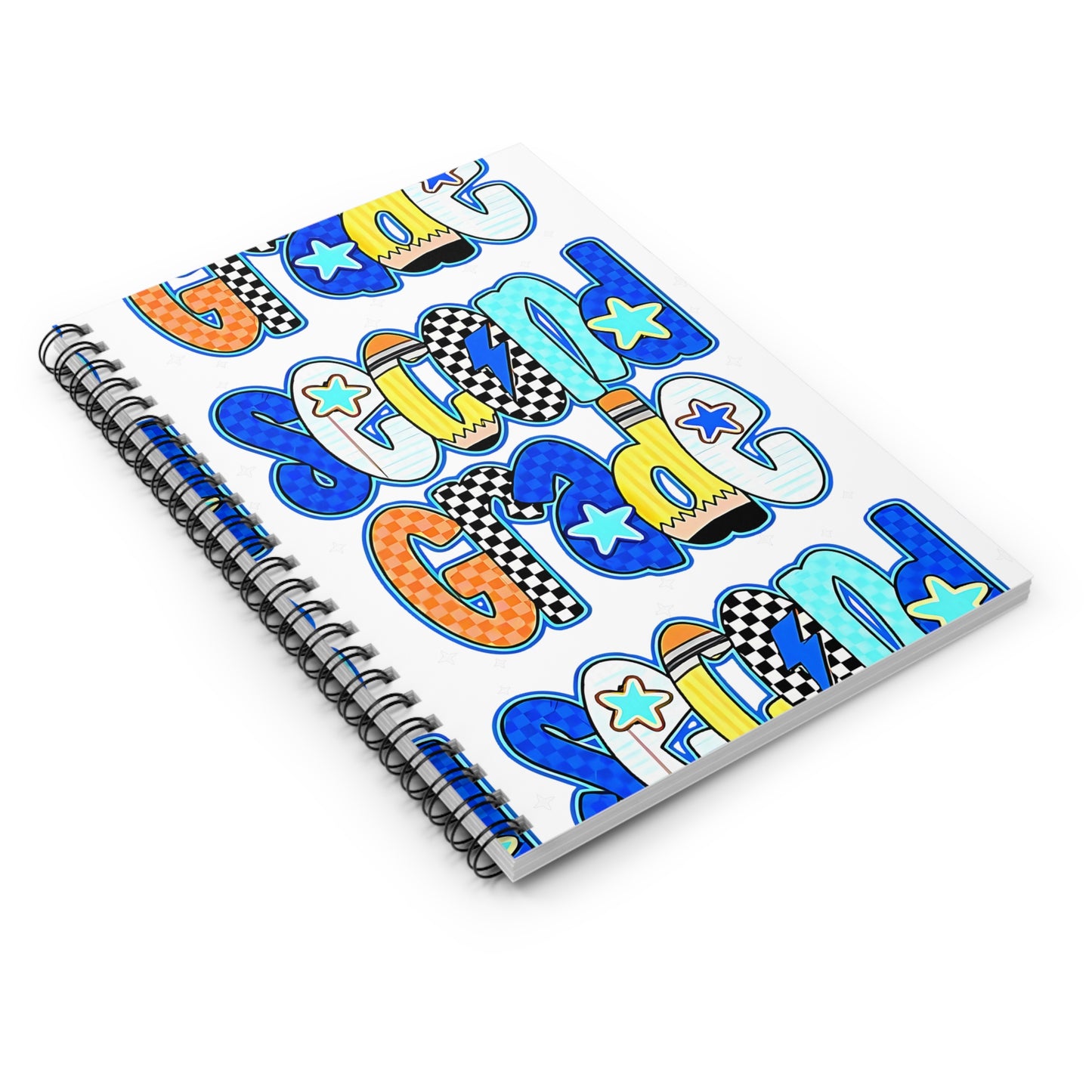 Second Grade Spiral Notebook — Colorful Back-to-School Ruled Journal