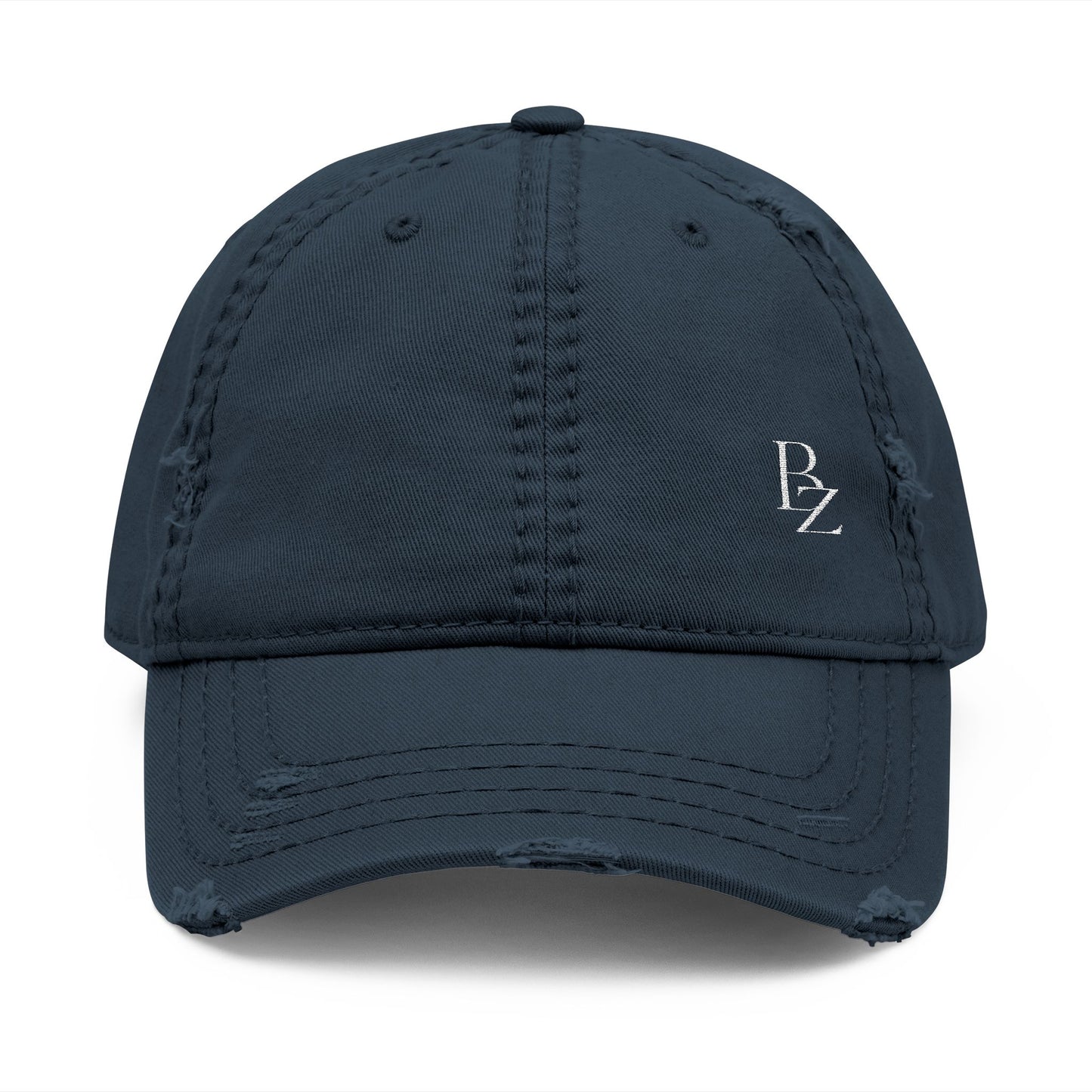 Distressed Embroidered Dad Hat – Vintage Washed Baseball Cap