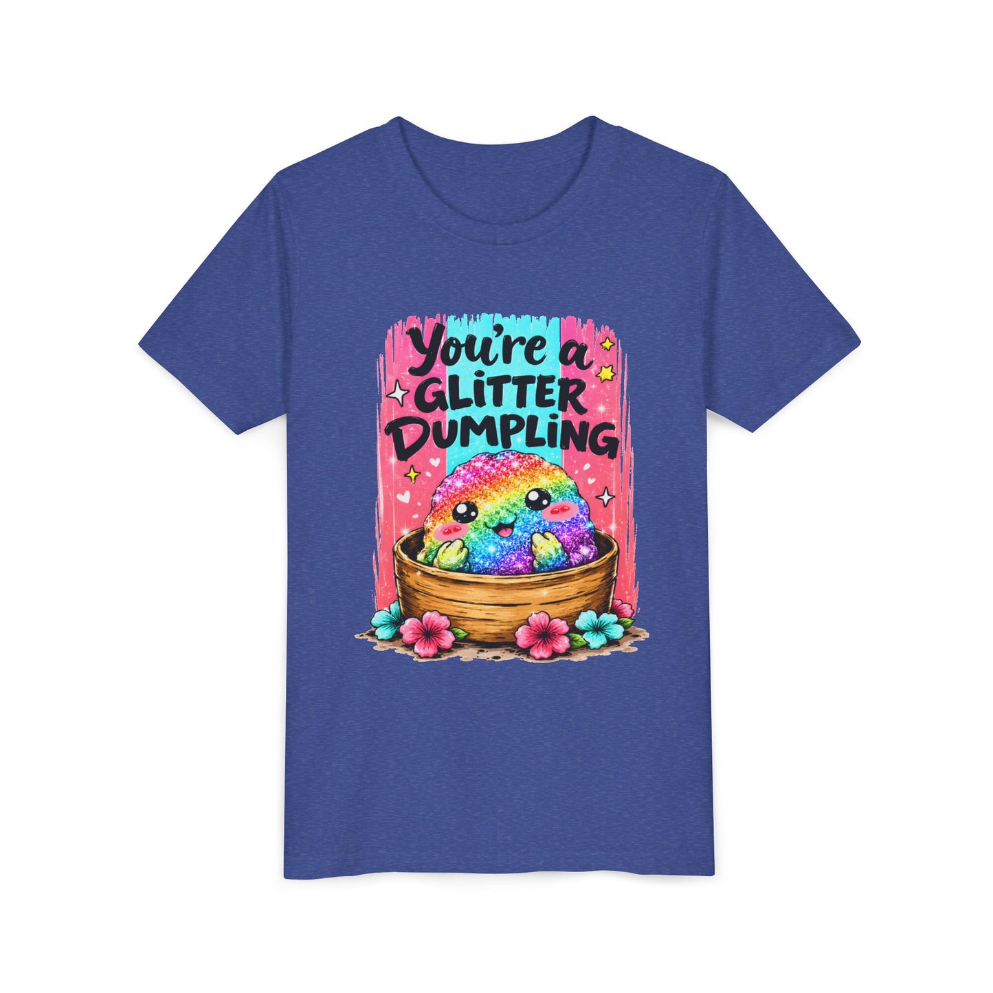 Kids T‑Shirt — "You're a Glitter Dumpling" Rainbow Dumpling Graphic Tee