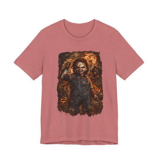 Chucky Horror Movie T-Shirt — Vintage Pumpkin Patch Halloween Tee