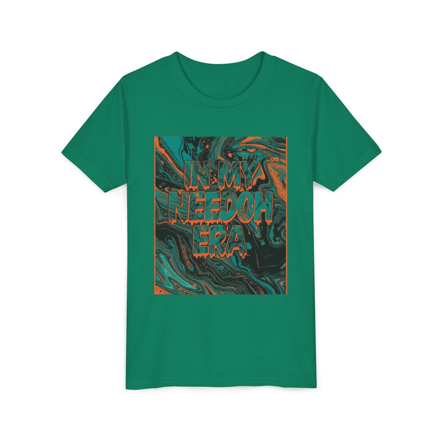 Youth Tee — 'Now Is Need of Era' Swirl Graphic
