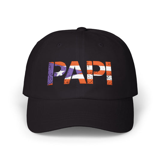 Papi Dad Cap — Vintage American Flag Patch Dad Hat