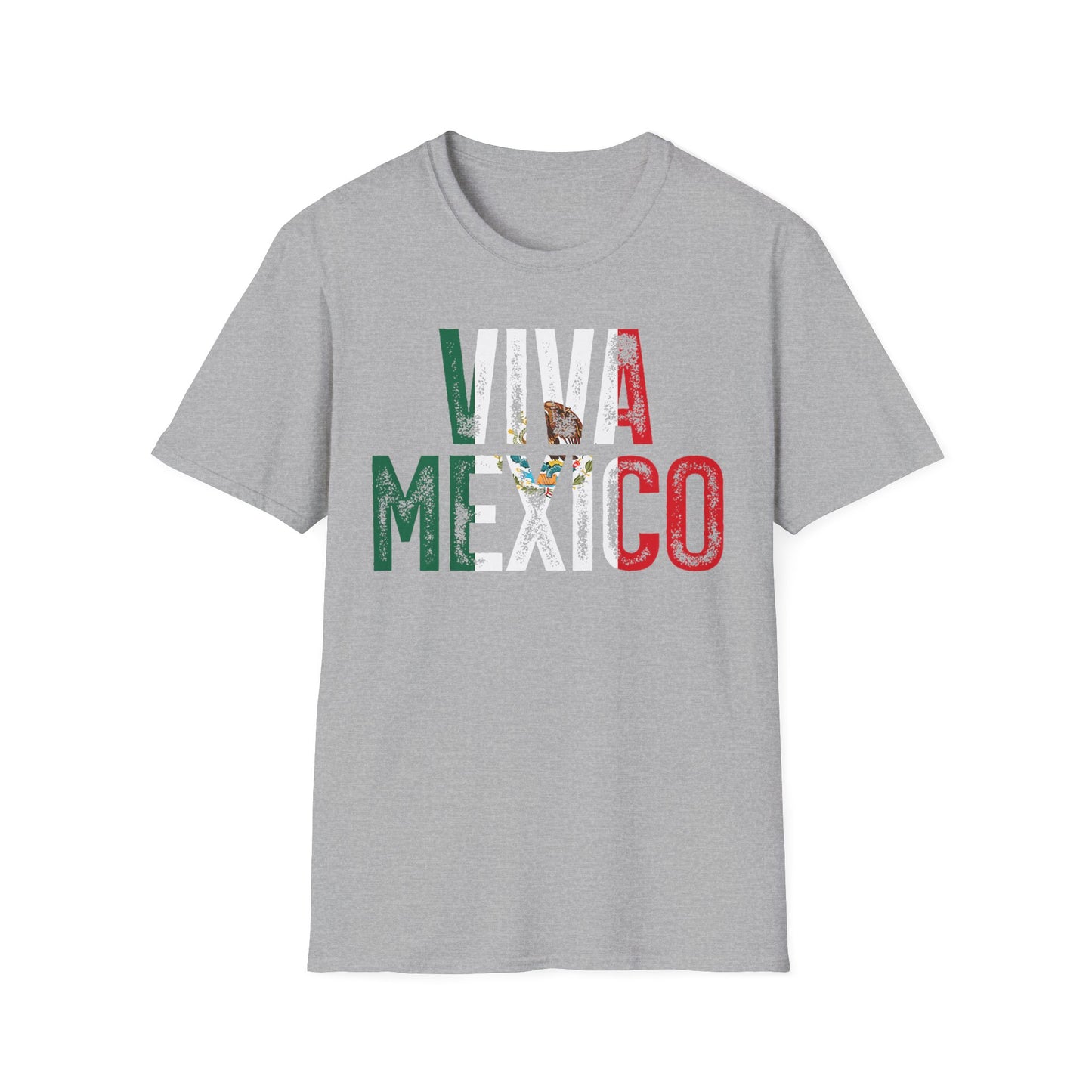 Viva Mexico T-Shirt — Mexican Flag Eagle Patriotic Tee