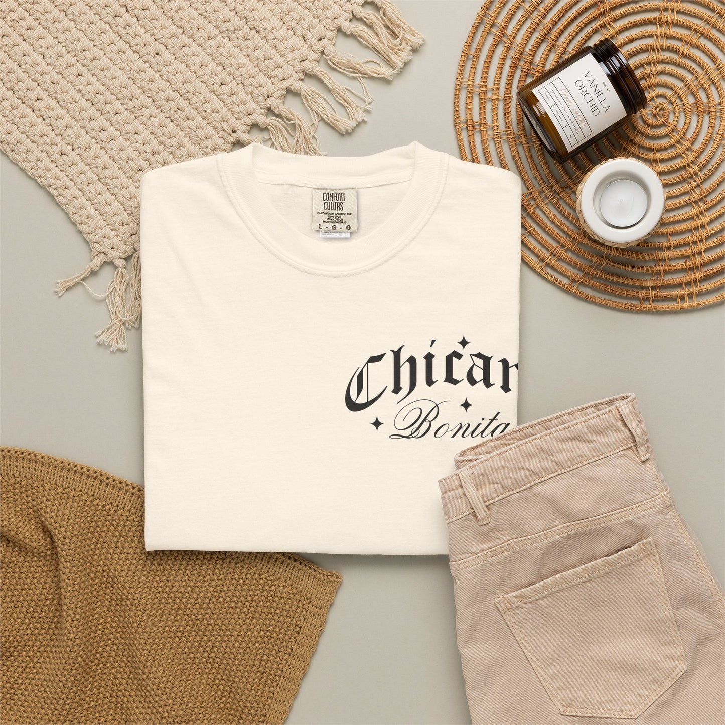 Chicana Bonita Tee — “With A Big Ass Heart” Graphic T‑Shirt