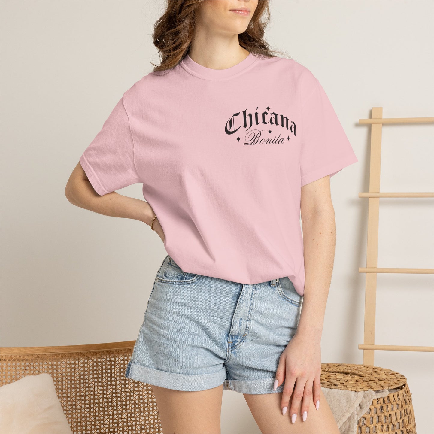 Chicana Bonita Tee — “With A Big Ass Heart” Graphic T‑Shirt
