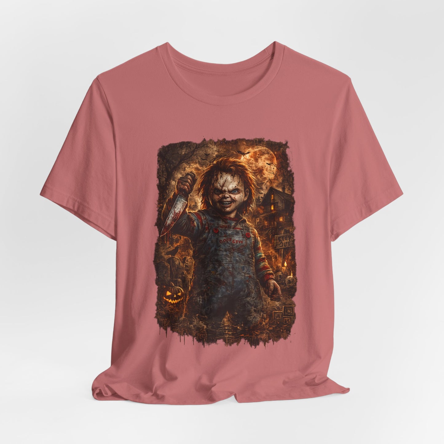 Chucky Horror Movie T-Shirt — Vintage Pumpkin Patch Halloween Tee