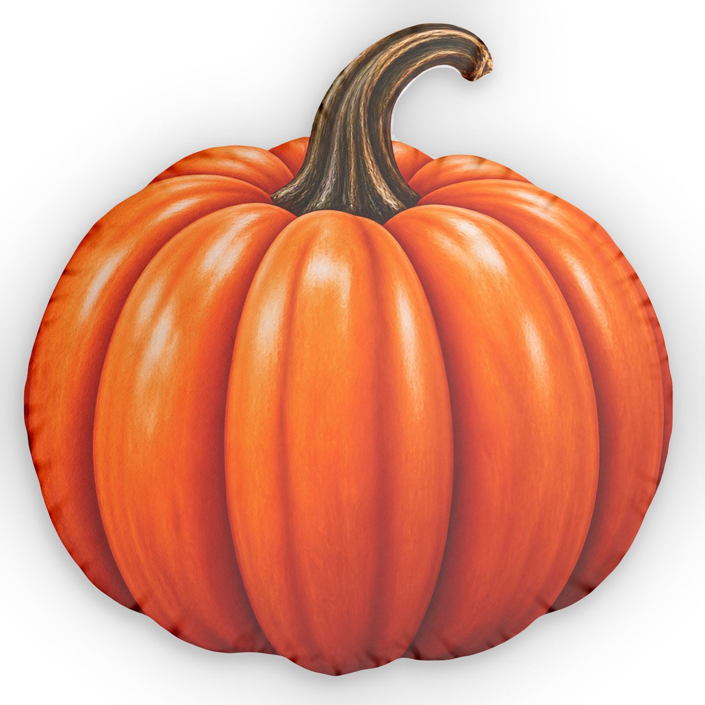 Pumpkin Shaped Pillow — Decorative Fall Pumpkin Cushion for Autumn & Halloween