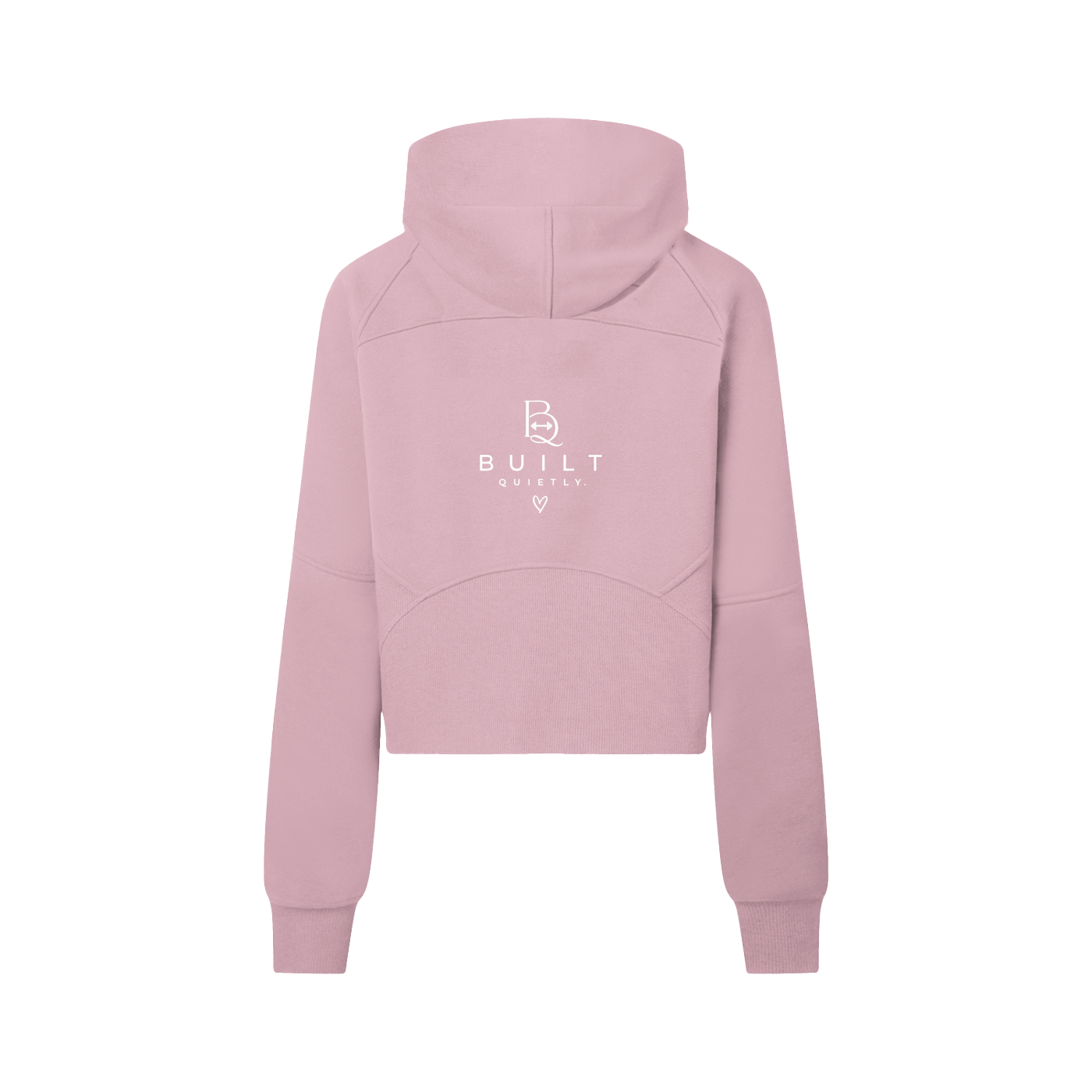 Women’s Cropped Half-Zip Hoodie – Heavyweight Workout & Athleisure Pullover