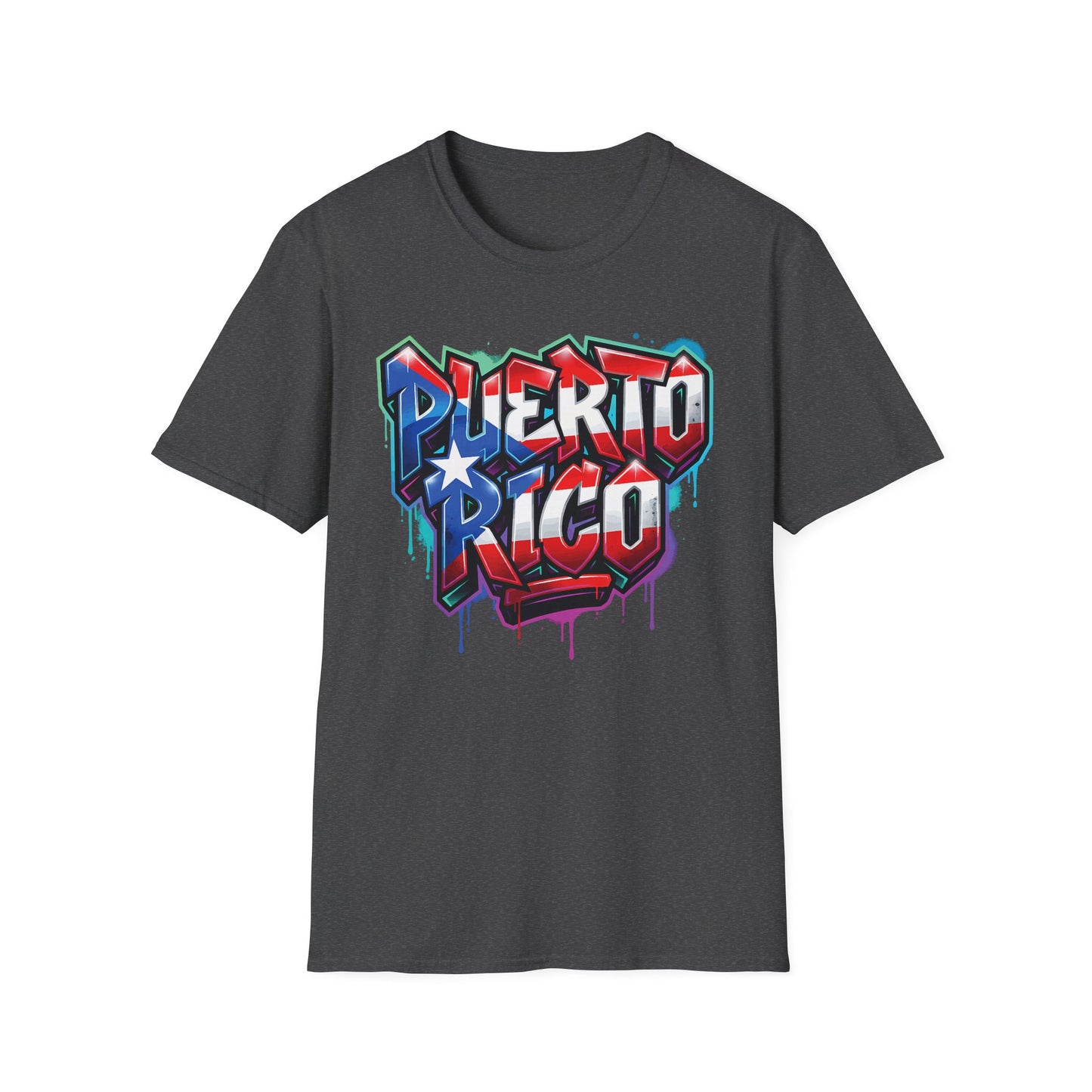 Puerto Rico Graffiti T-Shirt — Bold Puerto Rico Flag Street Art Tee