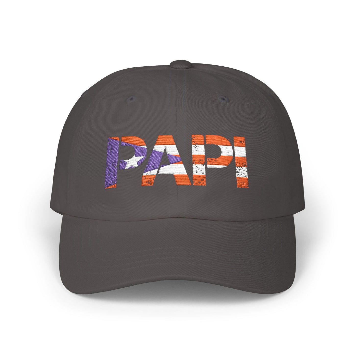 Papi Dad Cap — Vintage American Flag Patch Dad Hat