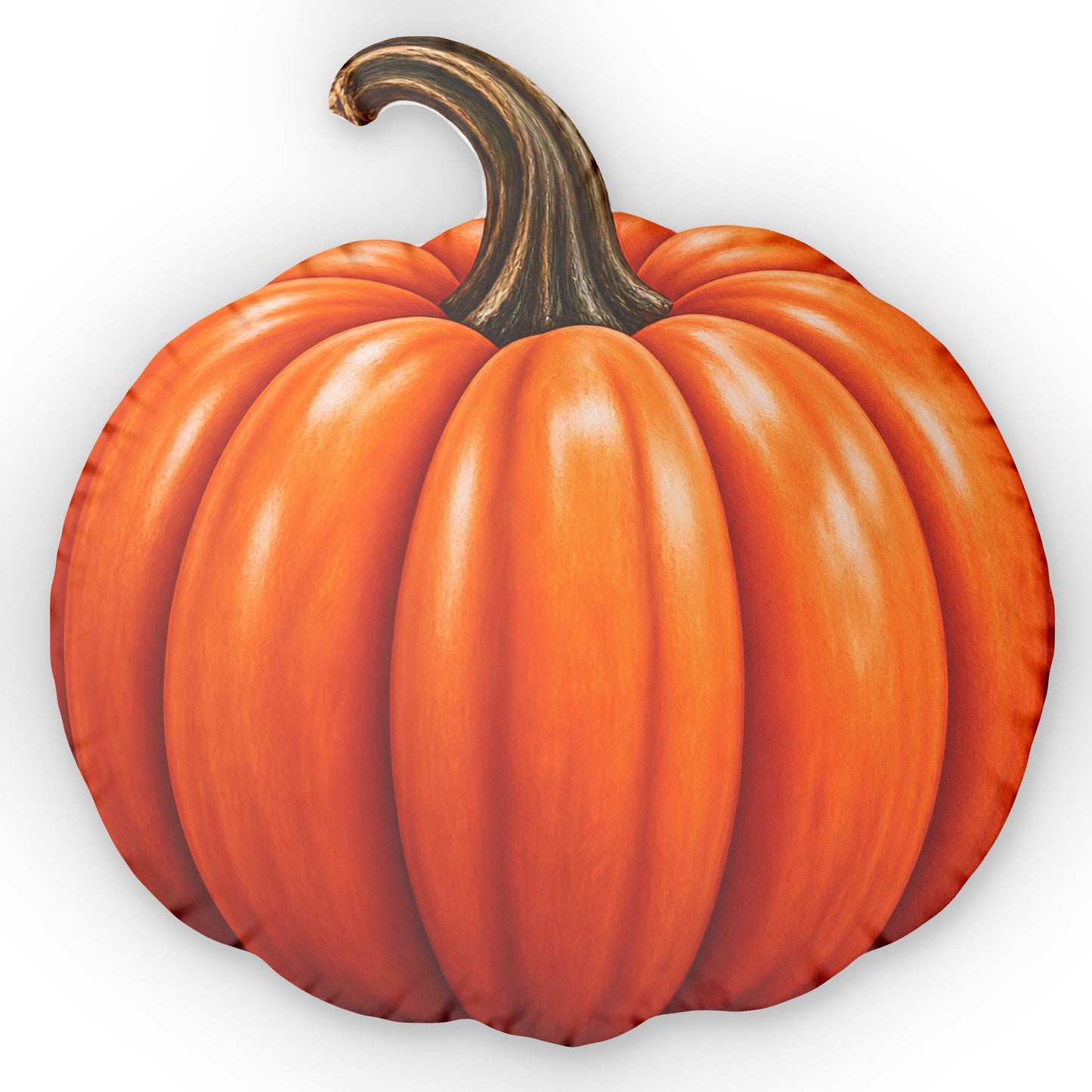 Pumpkin Shaped Pillow — Decorative Fall Pumpkin Cushion for Autumn & Halloween