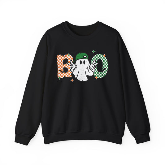 Halloween Boo Ghost Sweatshirt- Boo Sweatshirt  - Halloween Sweatshirt - Fall Sweater - Halloween shirt for gifts