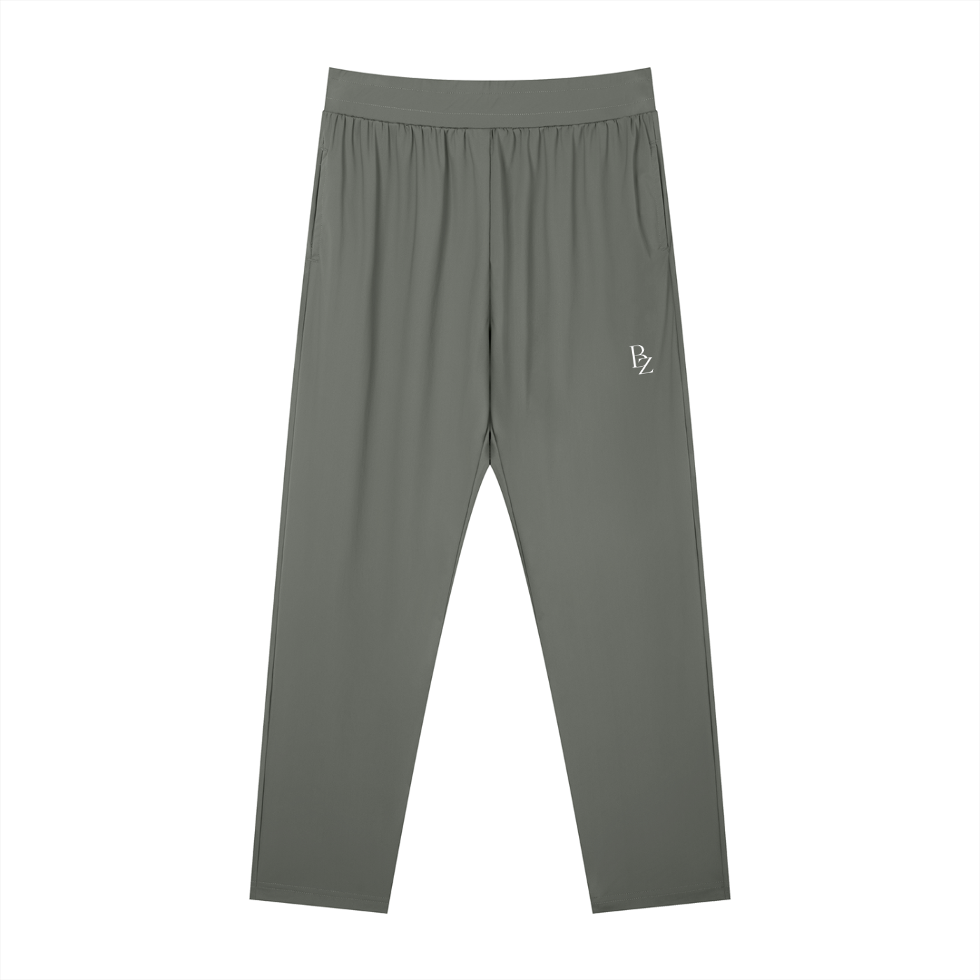 Men's Straight Leg Elastic Waist Pants
