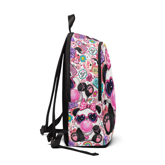 Cute Bubblegum Bear Kids Backpack — Pink Heart Sunglasses School Bag