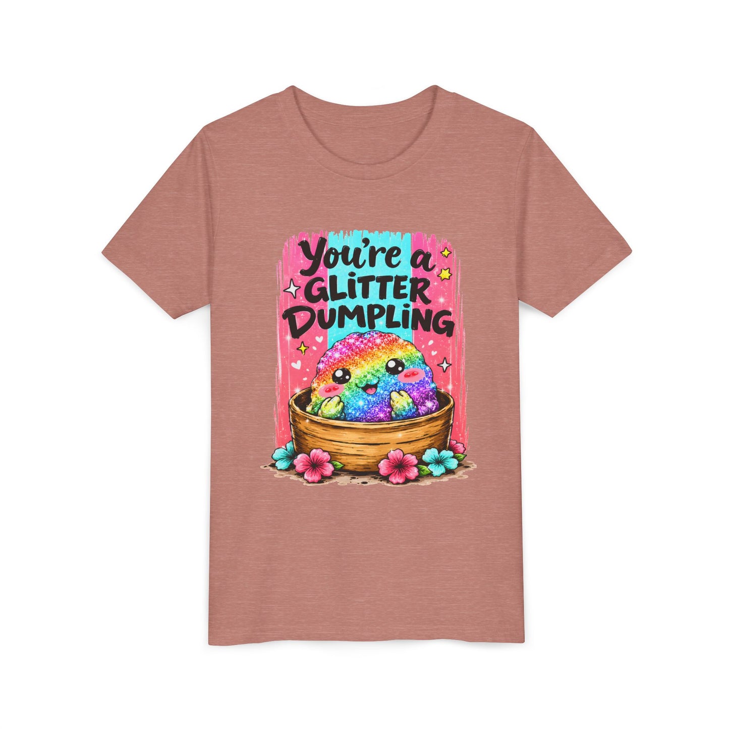 Kids T‑Shirt — "You're a Glitter Dumpling" Rainbow Dumpling Graphic Tee