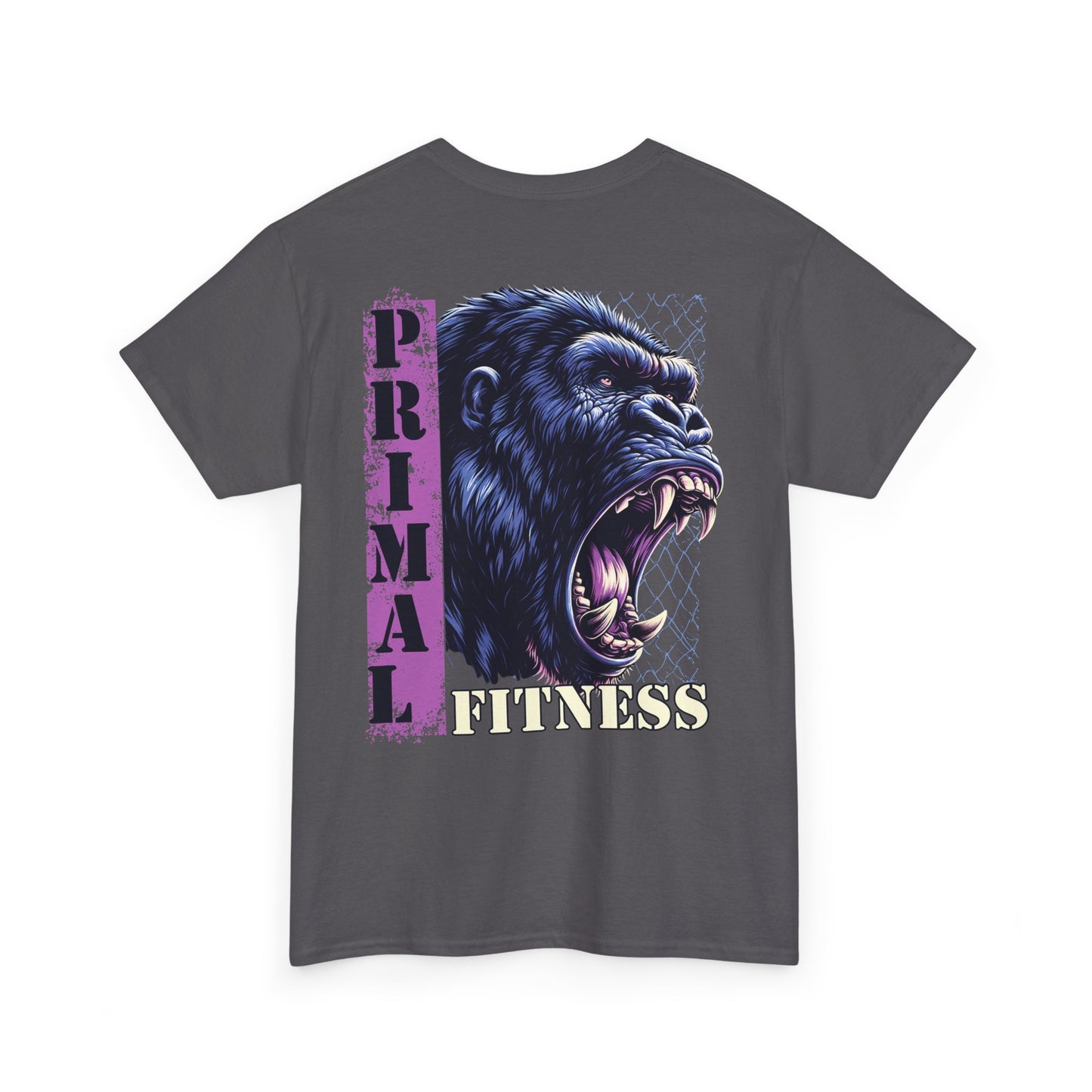 Primal Fitness Tee — Roaring Gorilla Gym T-Shirt - Fitness T-shirt - Gift for him - Gym Fit - Active Wear - Gorilla Shirt