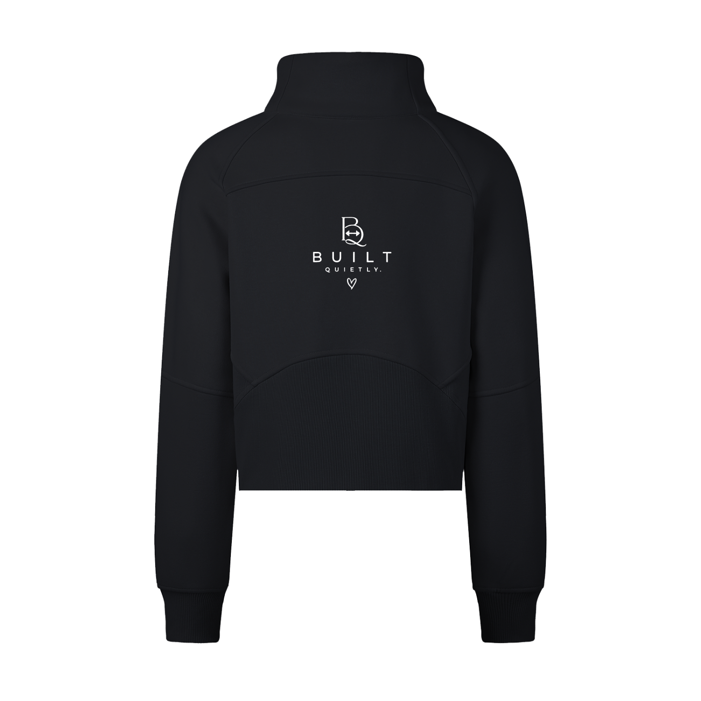 Women’s Cropped Half-Zip Sweatshirt – Cozy Gym & Athleisure Pullover