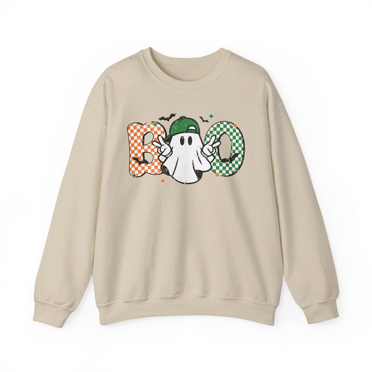 Halloween Boo Ghost Sweatshirt- Boo Sweatshirt  - Halloween Sweatshirt - Fall Sweater - Halloween shirt for gifts