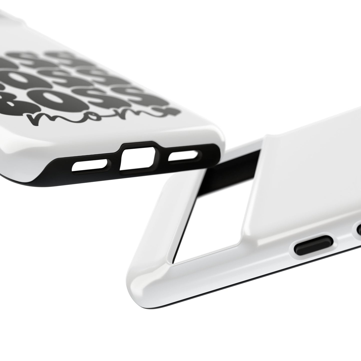 Boss Mom Phone Case — Bold Retro Script Protective Phone Cover