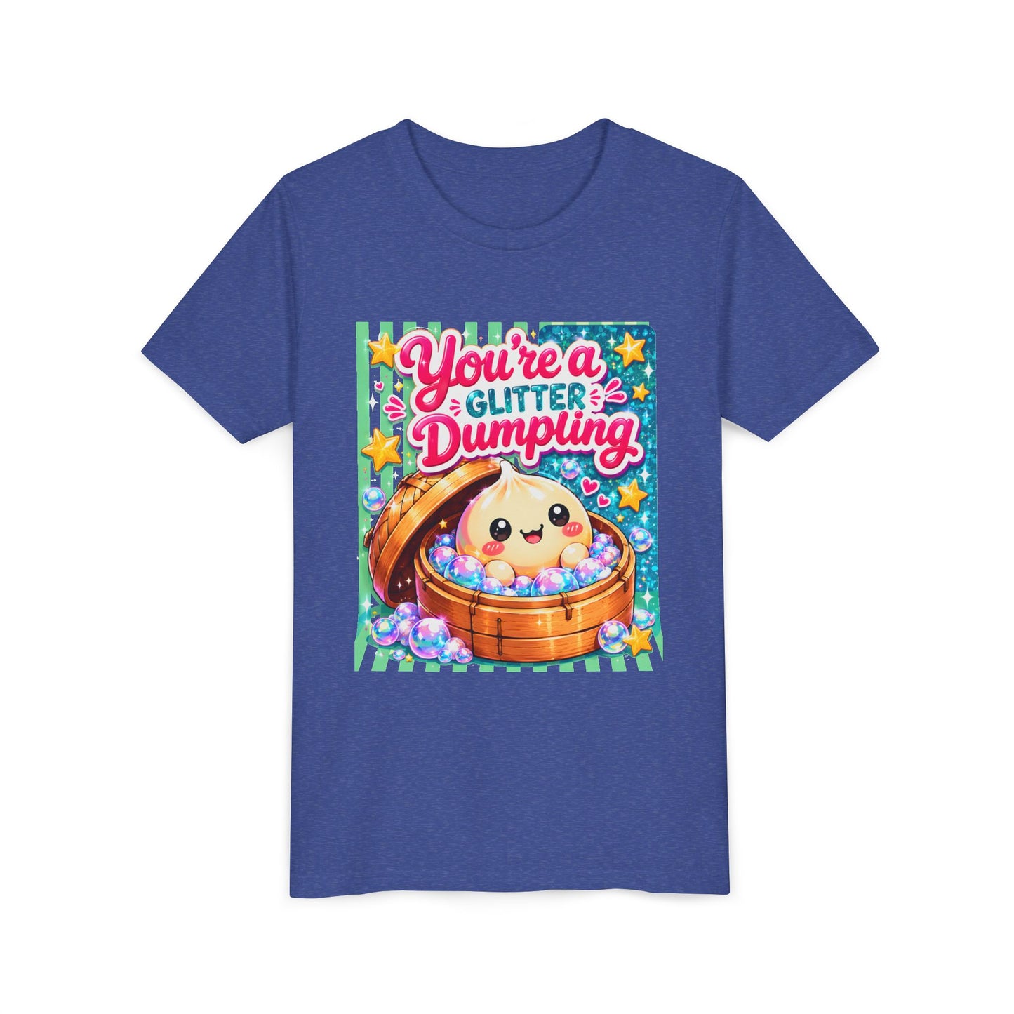 Youth Tee – “You’re a Glitter Dumping” Cute Dumpling Graphic